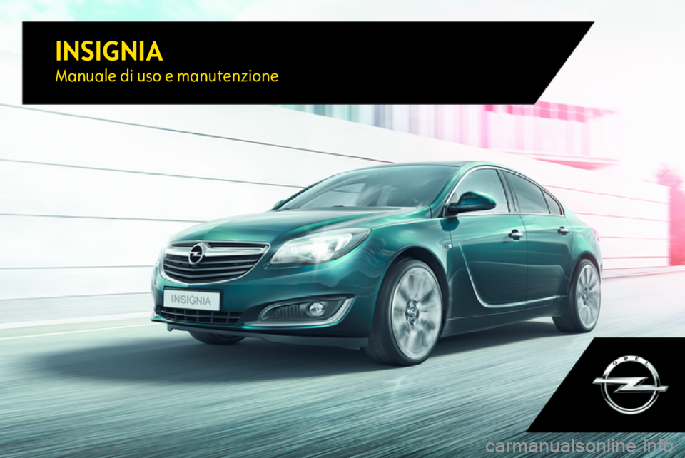 OPEL INSIGNIA 2017  Manuale di uso e manutenzione (in Italian) INSIGNIAManuale di uso e manutenzione 