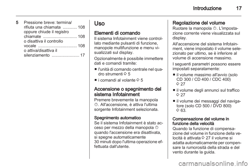 OPEL MERIVA 2011  Manuale del sistema Infotainment (in Italian) 