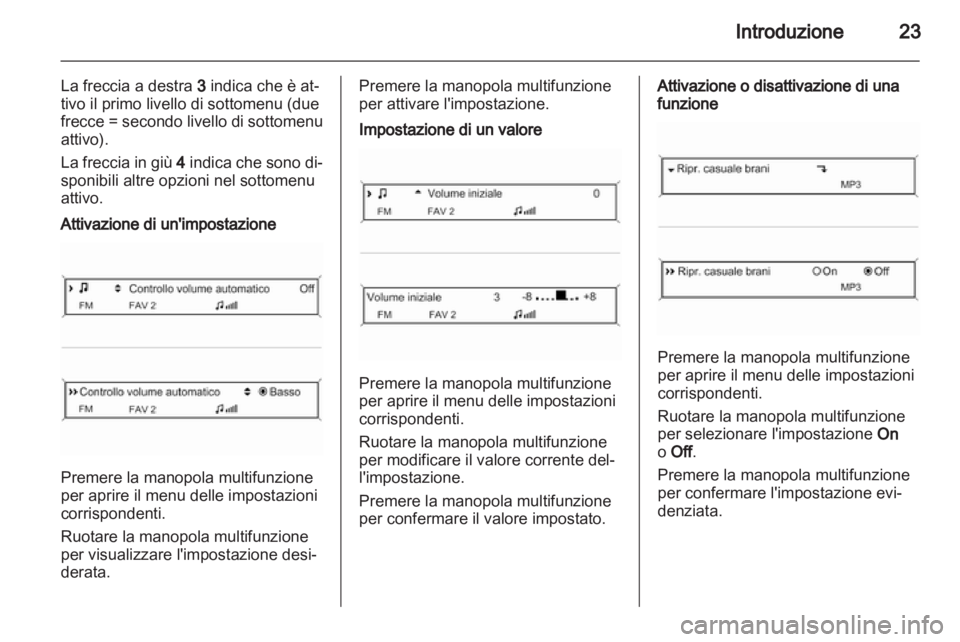 OPEL MERIVA 2011  Manuale del sistema Infotainment (in Italian) 