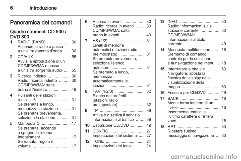 OPEL MERIVA 2011  Manuale del sistema Infotainment (in Italian) 