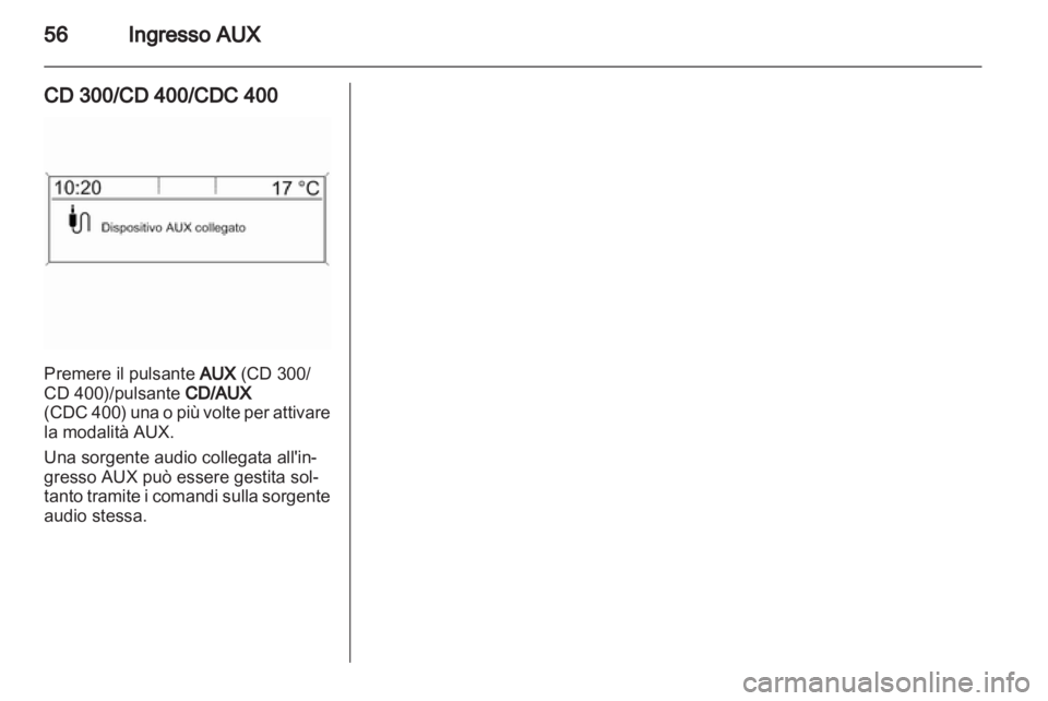 OPEL MERIVA 2011  Manuale del sistema Infotainment (in Italian) 