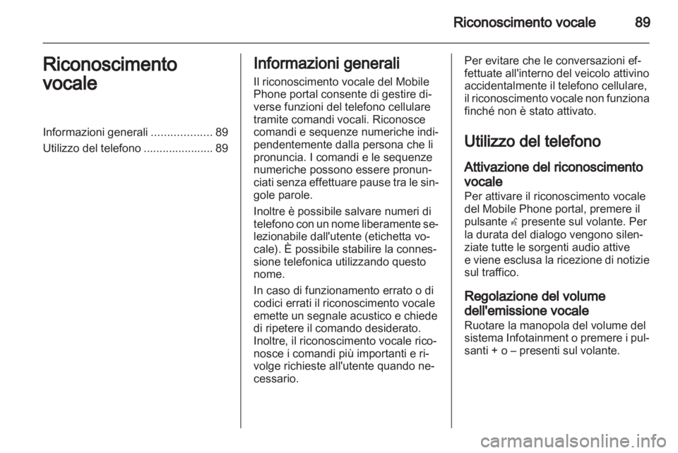 OPEL MERIVA 2011  Manuale del sistema Infotainment (in Italian) 