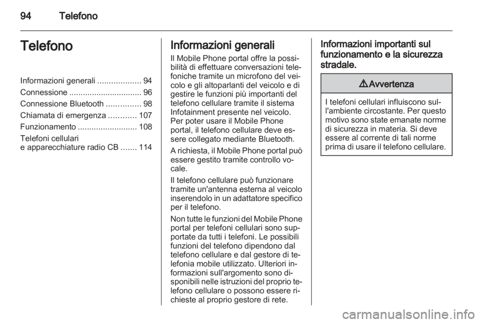 OPEL MERIVA 2011  Manuale del sistema Infotainment (in Italian) 