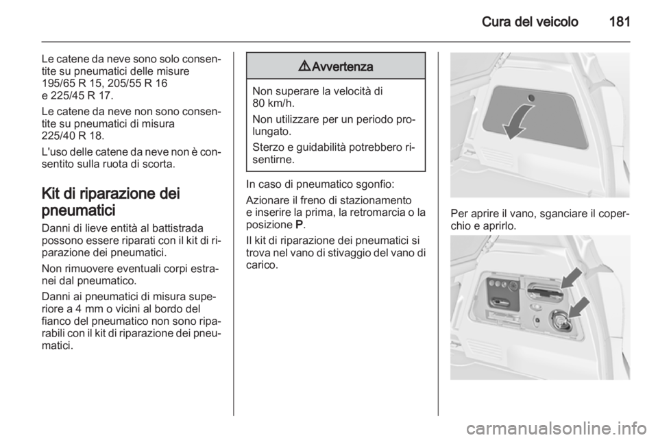 OPEL MERIVA 2011  Manuale di uso e manutenzione (in Italian) 