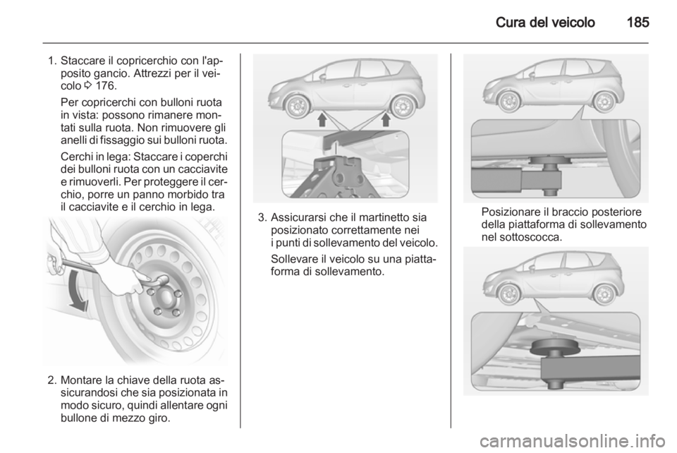 OPEL MERIVA 2011  Manuale di uso e manutenzione (in Italian) 