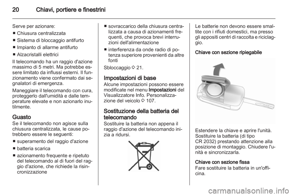OPEL MERIVA 2011  Manuale di uso e manutenzione (in Italian) 
