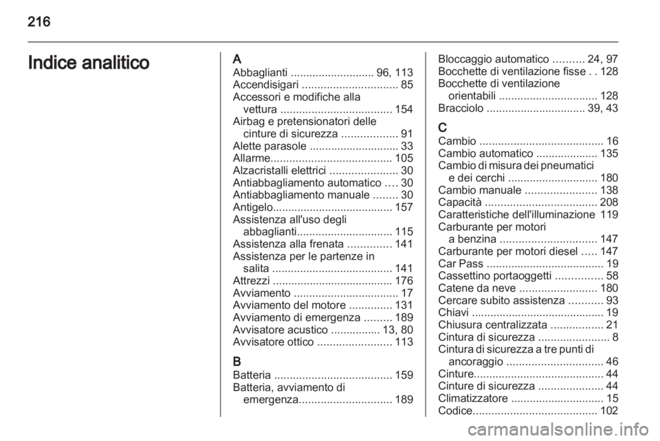 OPEL MERIVA 2011  Manuale di uso e manutenzione (in Italian) 