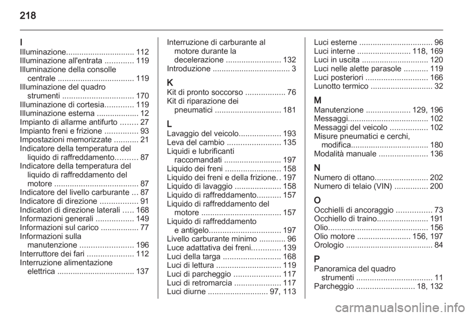 OPEL MERIVA 2011  Manuale di uso e manutenzione (in Italian) 