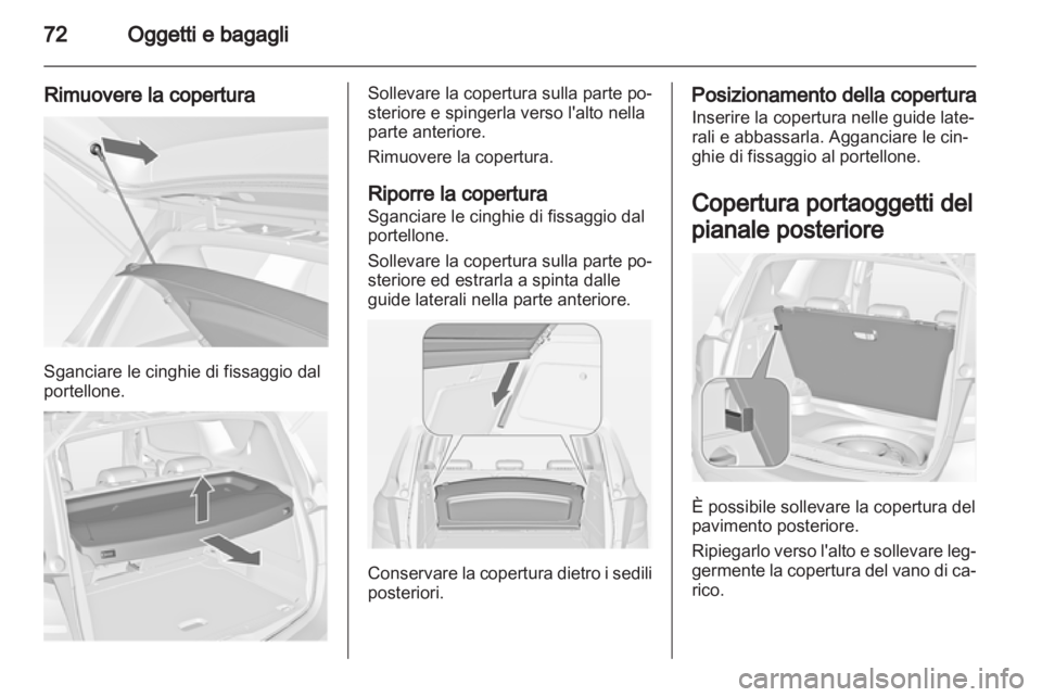 OPEL MERIVA 2011  Manuale di uso e manutenzione (in Italian) 