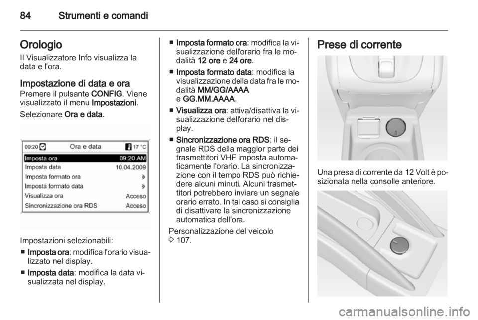 OPEL MERIVA 2011  Manuale di uso e manutenzione (in Italian) 