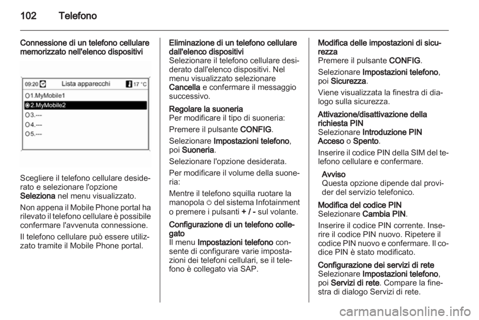 OPEL MERIVA 2011.25  Manuale del sistema Infotainment (in Italian) 