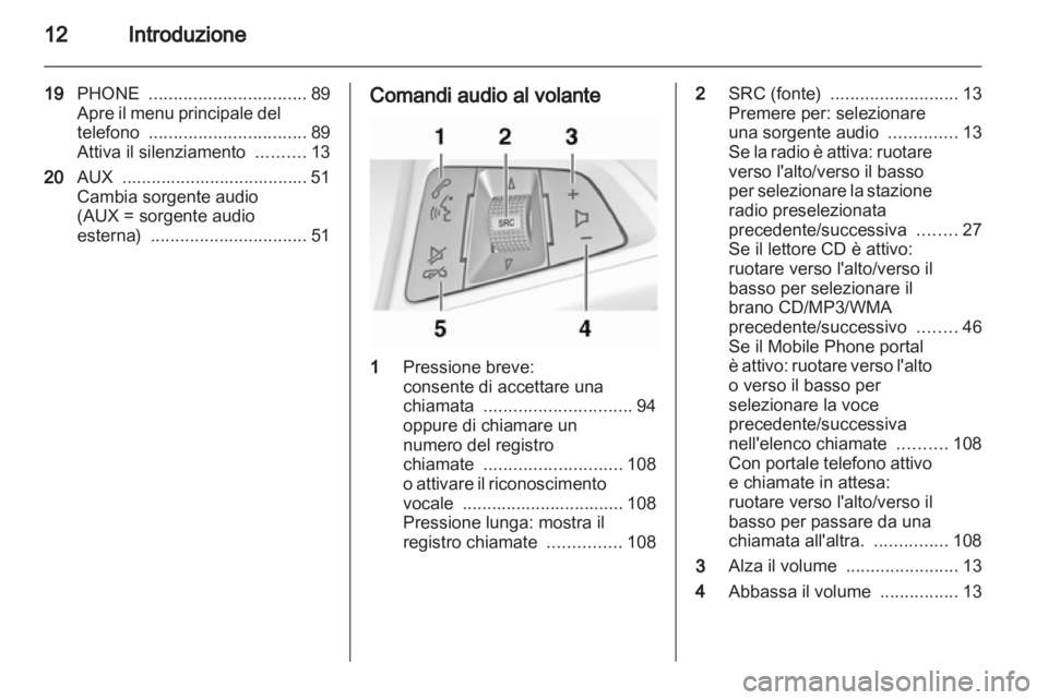 OPEL MERIVA 2011.25  Manuale del sistema Infotainment (in Italian) 