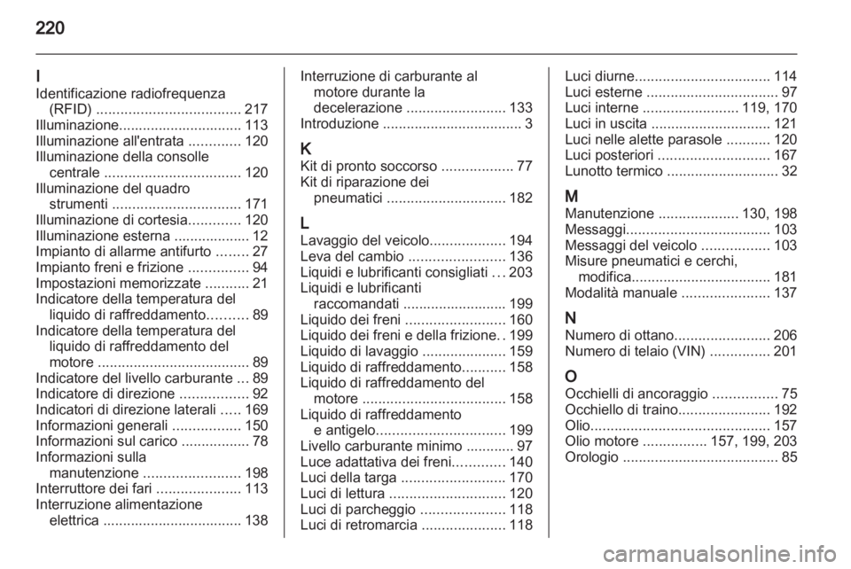 OPEL MERIVA 2011.5  Manuale di uso e manutenzione (in Italian) 