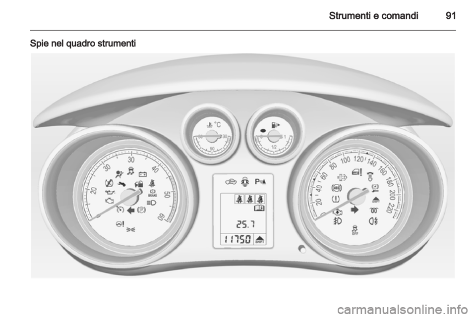 OPEL MERIVA 2011.5 Manuale di uso e manutenzione (in Italian) OPEL MERIVA 2011.5 Manuale di uso e manutenzione (in Italian)
