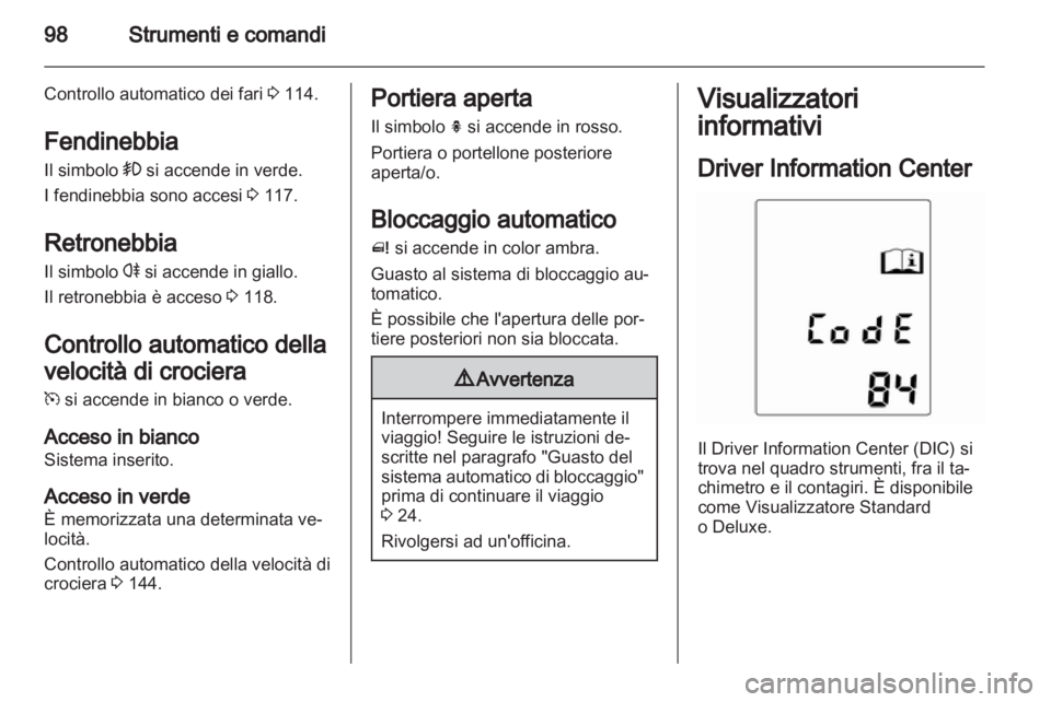 OPEL MERIVA 2011.5 Manuale di uso e manutenzione (in Italian) OPEL MERIVA 2011.5 Manuale di uso e manutenzione (in Italian)