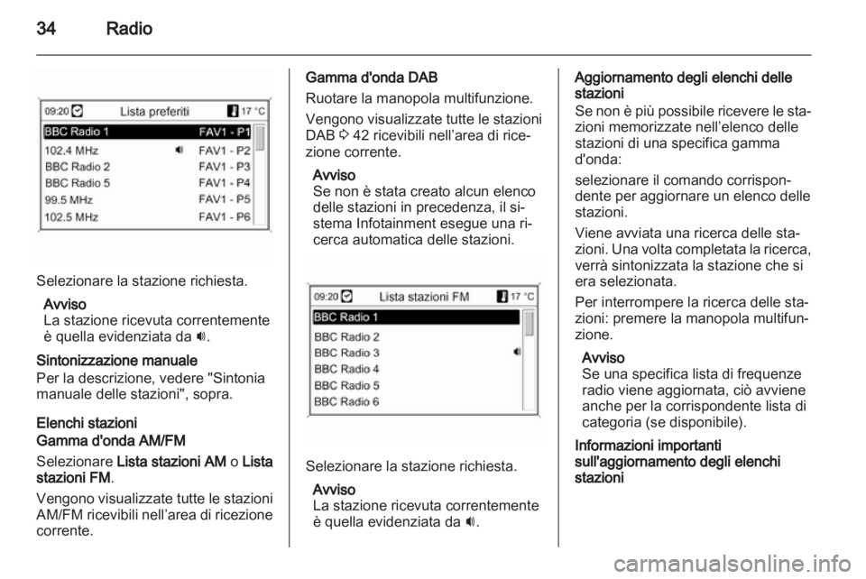 OPEL MERIVA 2012 Manuale del sistema Infotainment (in Italian) OPEL MERIVA 2012 Manuale del sistema Infotainment (in Italian)