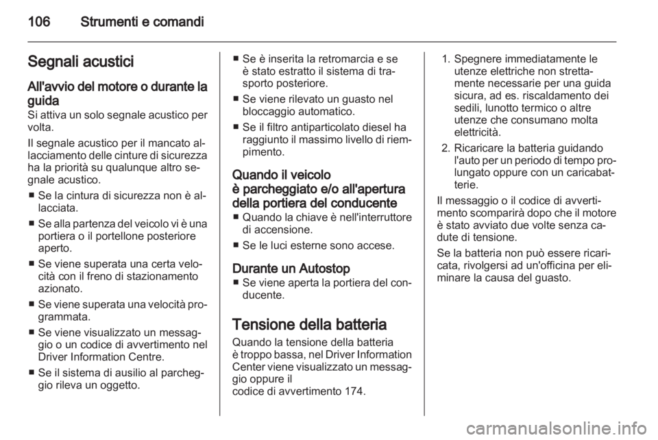 OPEL MERIVA 2012 Manuale di uso e manutenzione (in Italian) OPEL MERIVA 2012 Manuale di uso e manutenzione (in Italian)