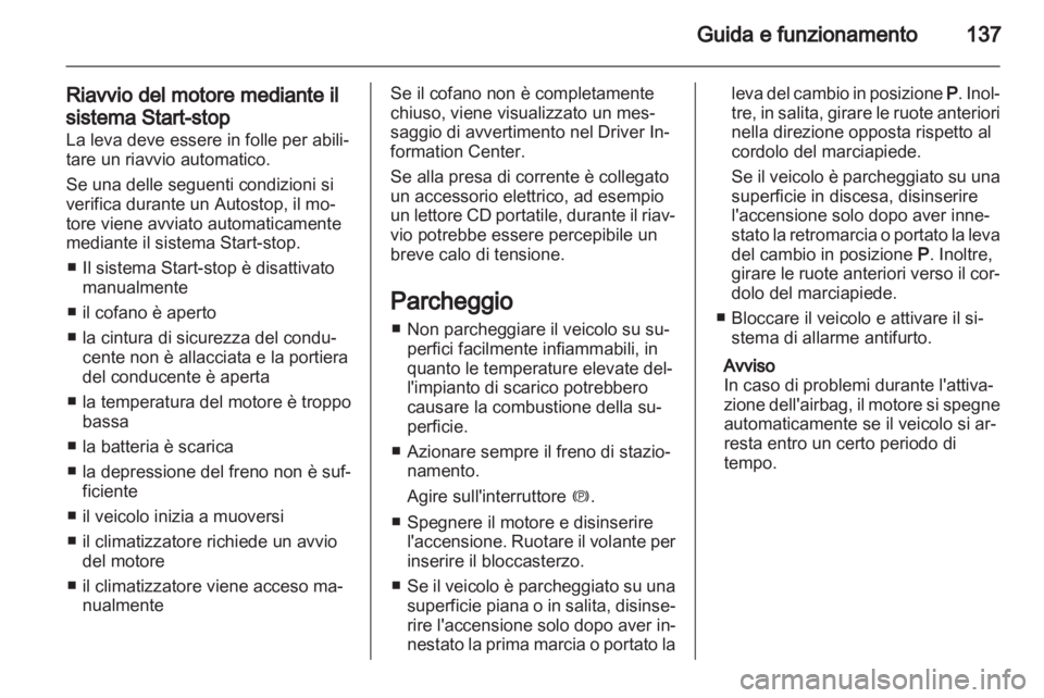 OPEL MERIVA 2012 Manuale di uso e manutenzione (in Italian) OPEL MERIVA 2012 Manuale di uso e manutenzione (in Italian)