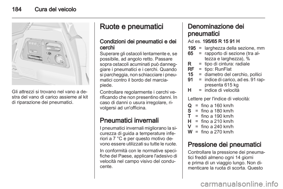 OPEL MERIVA 2012 Manuale di uso e manutenzione (in Italian) OPEL MERIVA 2012 Manuale di uso e manutenzione (in Italian)