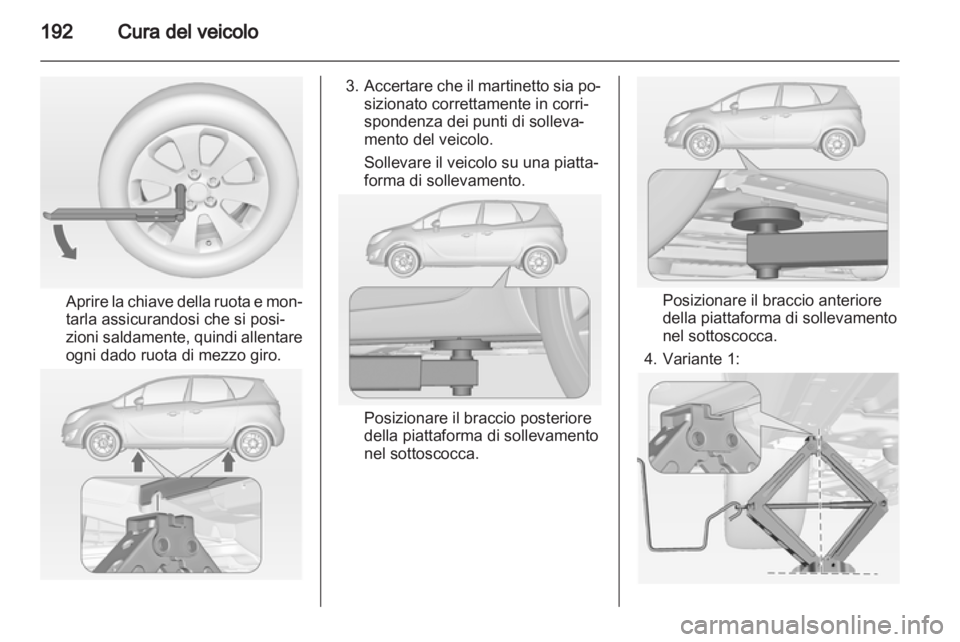 OPEL MERIVA 2012 Manuale di uso e manutenzione (in Italian) OPEL MERIVA 2012 Manuale di uso e manutenzione (in Italian)