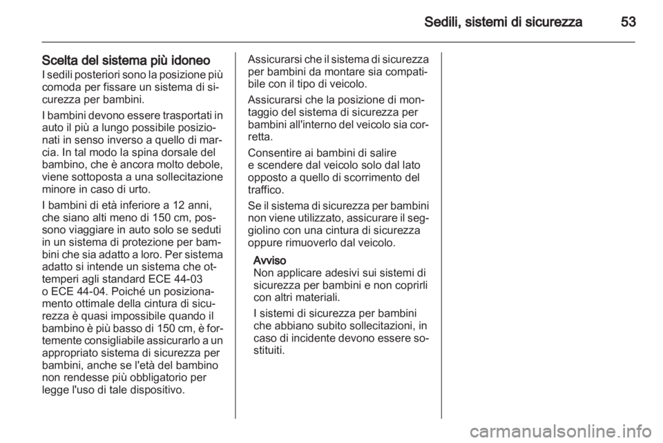 OPEL MERIVA 2012 Manuale di uso e manutenzione (in Italian) OPEL MERIVA 2012 Manuale di uso e manutenzione (in Italian)