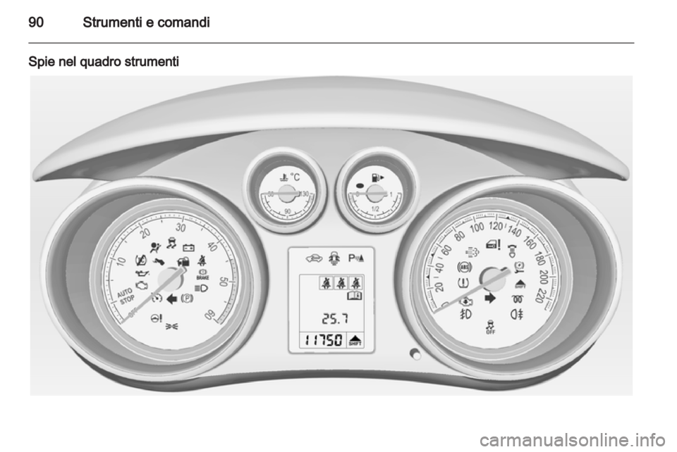 OPEL MERIVA 2012  Manuale di uso e manutenzione (in Italian) 