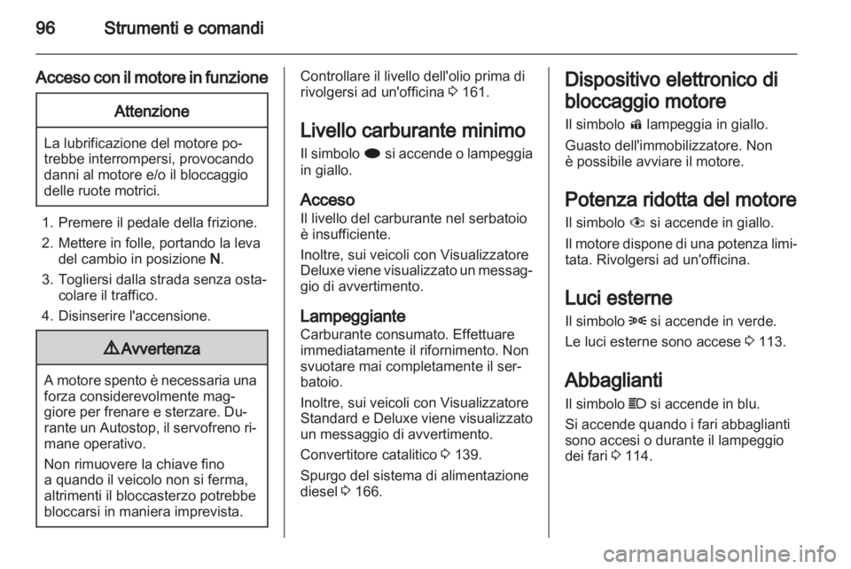 OPEL MERIVA 2012  Manuale di uso e manutenzione (in Italian) 