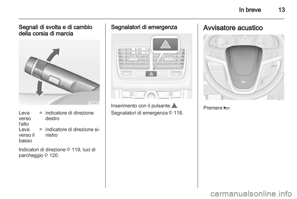 OPEL MERIVA 2012.5 Manuale di uso e manutenzione (in Italian) OPEL MERIVA 2012.5 Manuale di uso e manutenzione (in Italian)