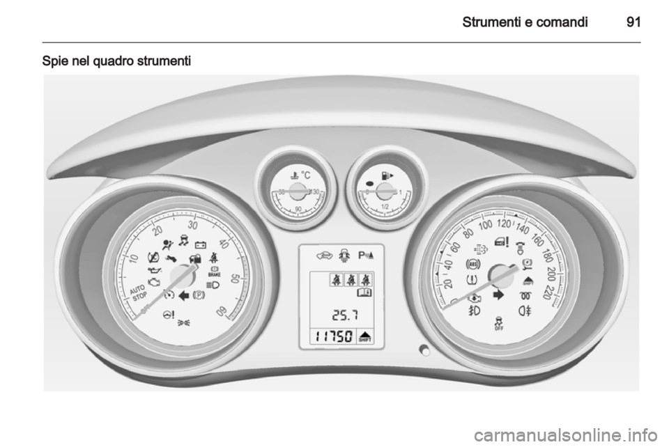 OPEL MERIVA 2012.5 Manuale di uso e manutenzione (in Italian) OPEL MERIVA 2012.5 Manuale di uso e manutenzione (in Italian)