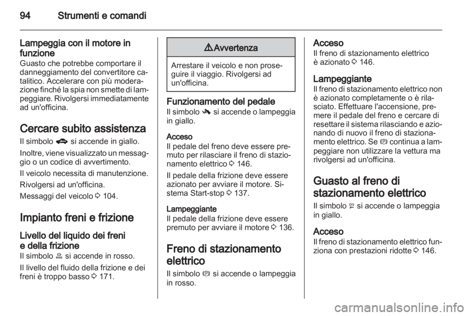 OPEL MERIVA 2012.5 Manuale di uso e manutenzione (in Italian) OPEL MERIVA 2012.5 Manuale di uso e manutenzione (in Italian)