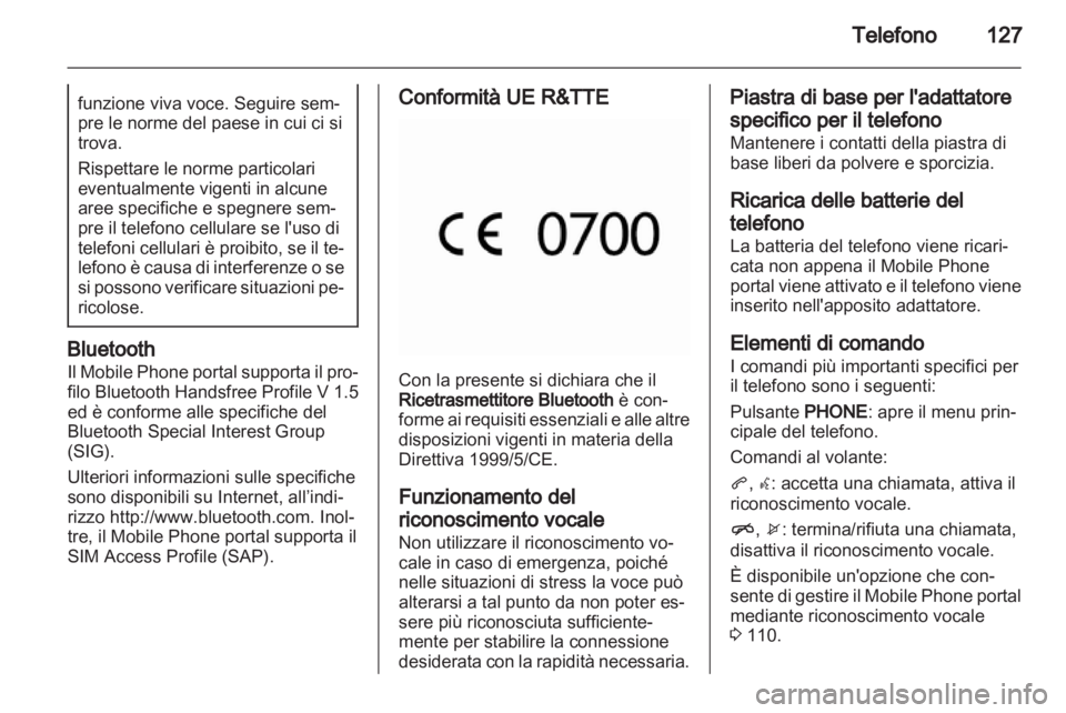 OPEL MERIVA 2013 Manuale del sistema Infotainment (in Italian) OPEL MERIVA 2013 Manuale del sistema Infotainment (in Italian)