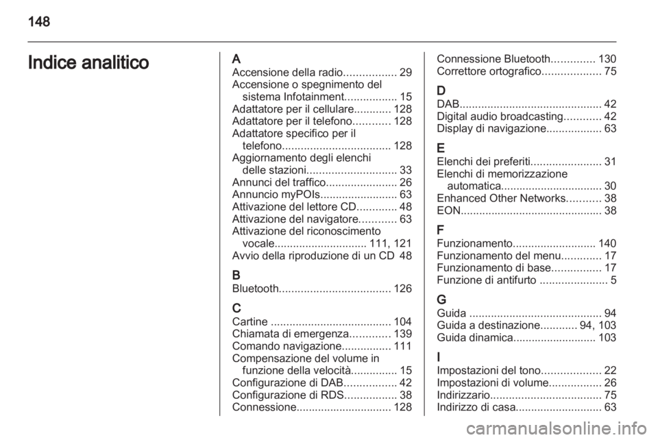 OPEL MERIVA 2013  Manuale del sistema Infotainment (in Italian) 