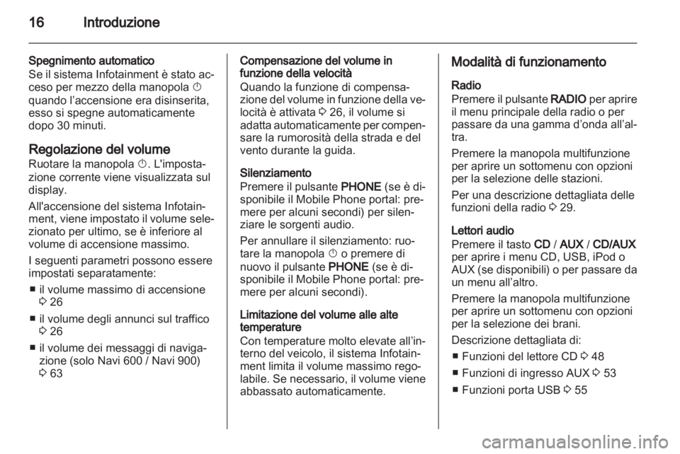 OPEL MERIVA 2013  Manuale del sistema Infotainment (in Italian) 