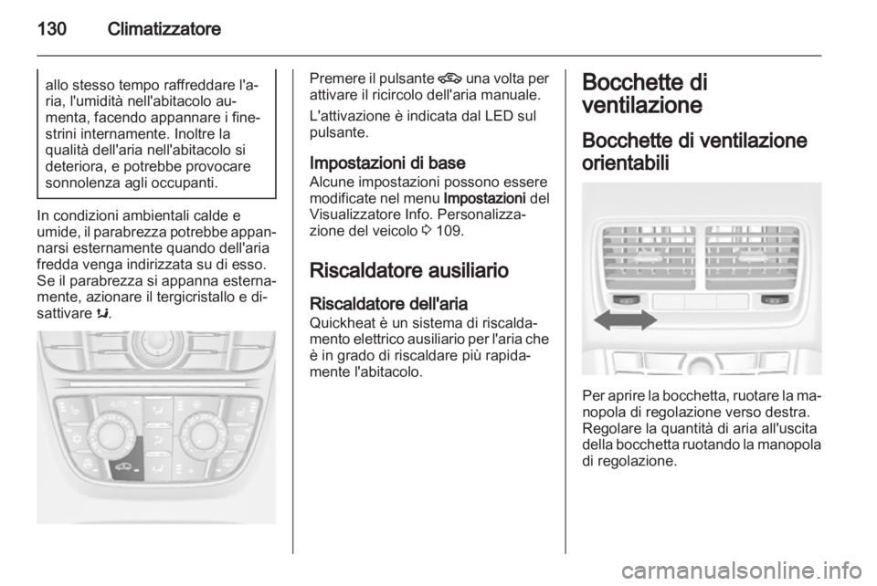 OPEL MERIVA 2013  Manuale di uso e manutenzione (in Italian) 