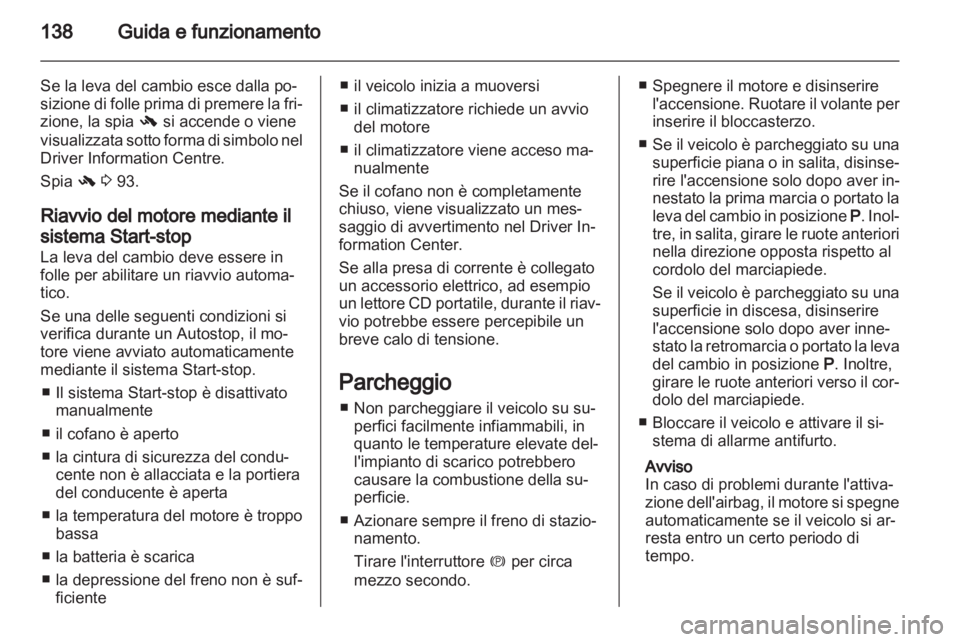 OPEL MERIVA 2013  Manuale di uso e manutenzione (in Italian) 