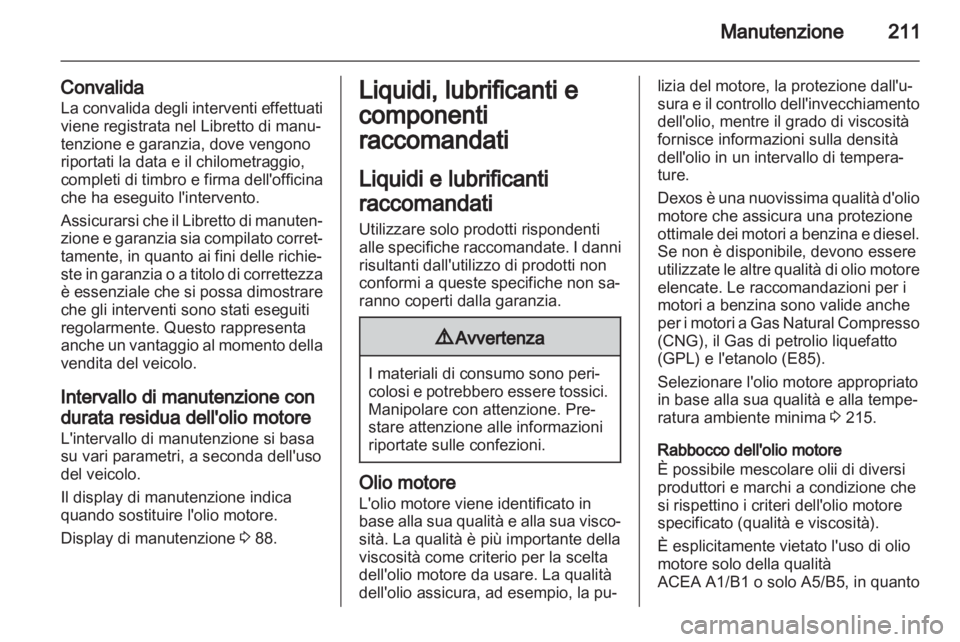 OPEL MERIVA 2013  Manuale di uso e manutenzione (in Italian) 