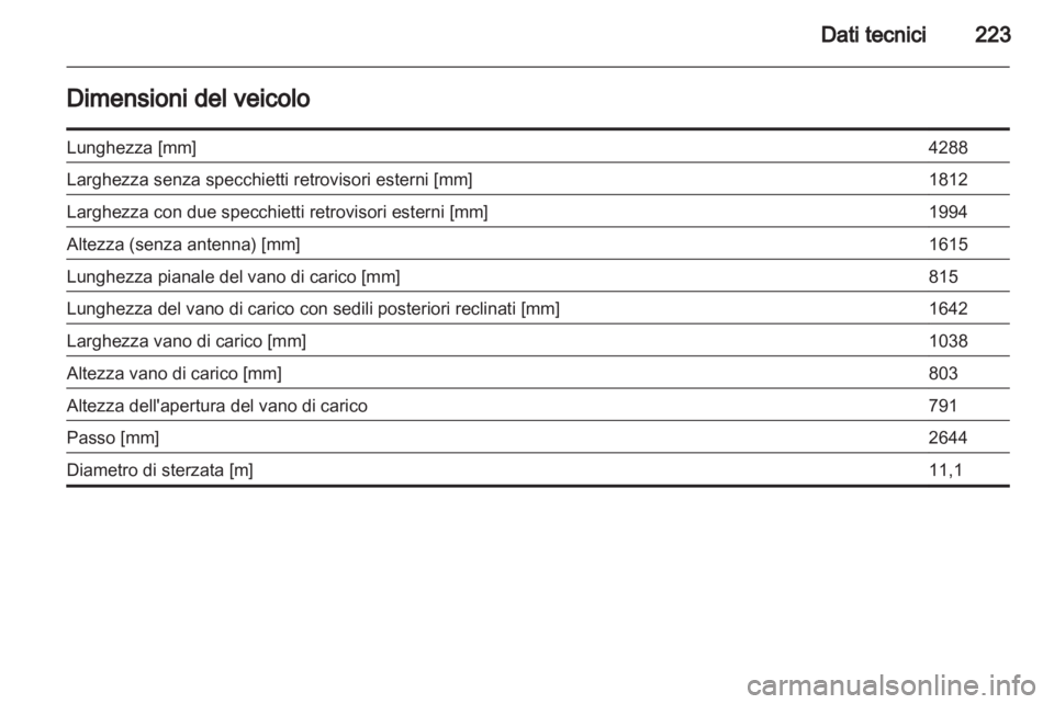 OPEL MERIVA 2013  Manuale di uso e manutenzione (in Italian) 