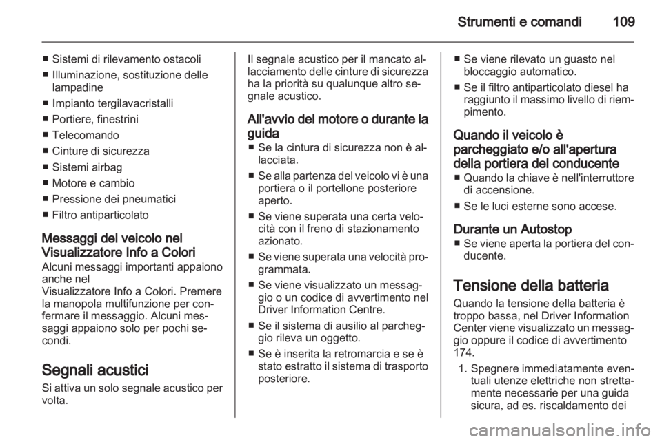 OPEL MERIVA 2013.5 Manuale di uso e manutenzione (in Italian) OPEL MERIVA 2013.5 Manuale di uso e manutenzione (in Italian)