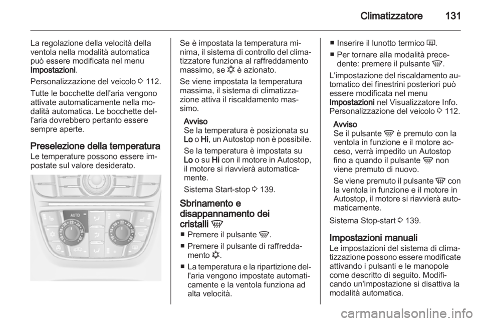 OPEL MERIVA 2013.5 Manuale di uso e manutenzione (in Italian) OPEL MERIVA 2013.5 Manuale di uso e manutenzione (in Italian)