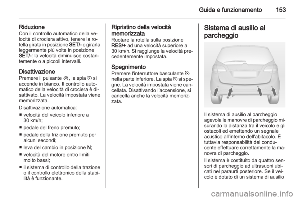 OPEL MERIVA 2013.5  Manuale di uso e manutenzione (in Italian) 