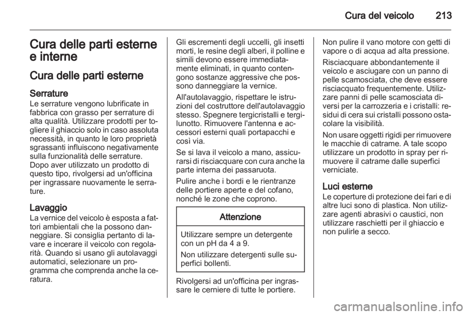 OPEL MERIVA 2013.5  Manuale di uso e manutenzione (in Italian) 
