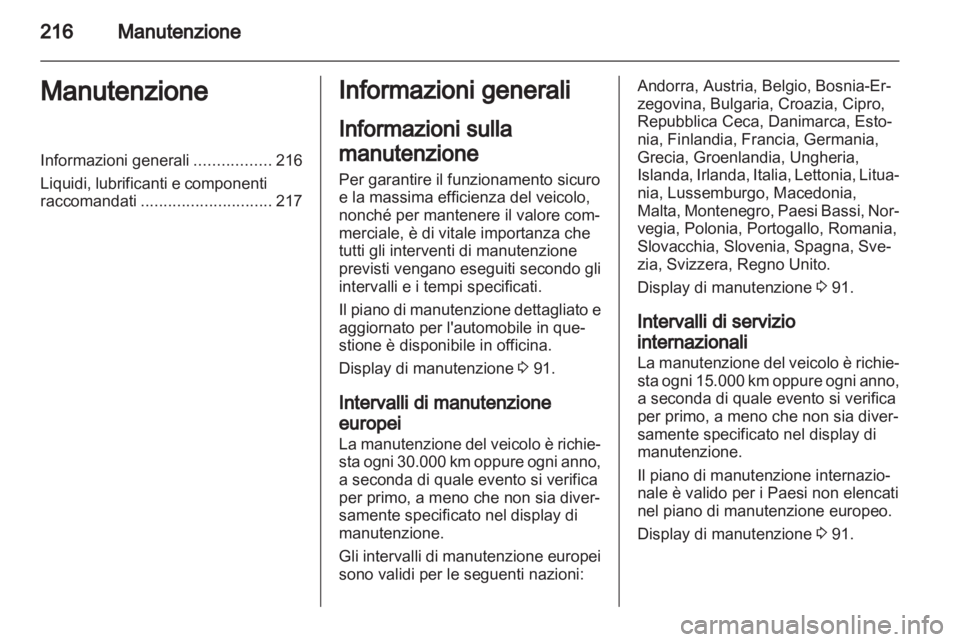 OPEL MERIVA 2013.5  Manuale di uso e manutenzione (in Italian) 