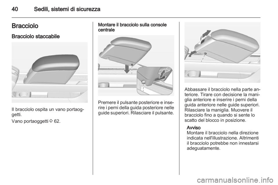 OPEL MERIVA 2013.5  Manuale di uso e manutenzione (in Italian) 