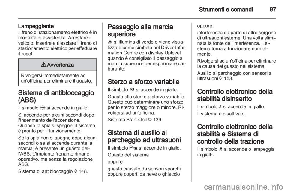 OPEL MERIVA 2013.5  Manuale di uso e manutenzione (in Italian) 