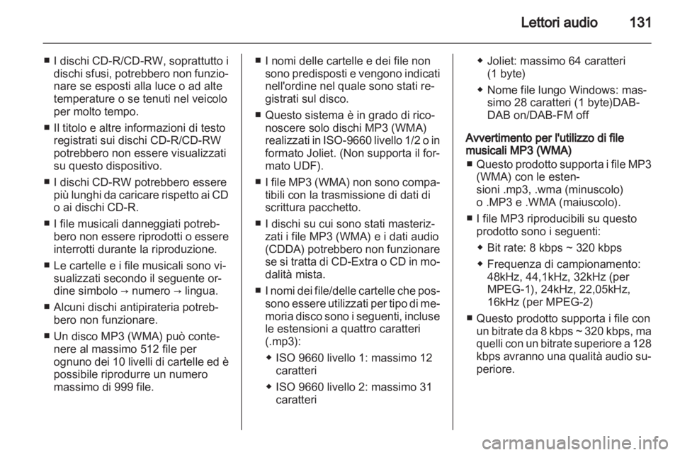 OPEL MOKKA 2013 Manuale del sistema Infotainment (in Italian) OPEL MOKKA 2013 Manuale del sistema Infotainment (in Italian)