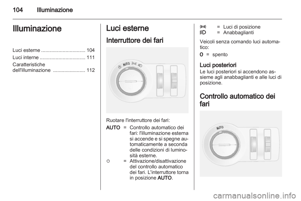 OPEL MOKKA 2013  Manuale di uso e manutenzione (in Italian) 