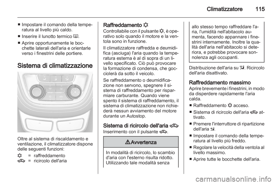 OPEL MOKKA 2013  Manuale di uso e manutenzione (in Italian) 