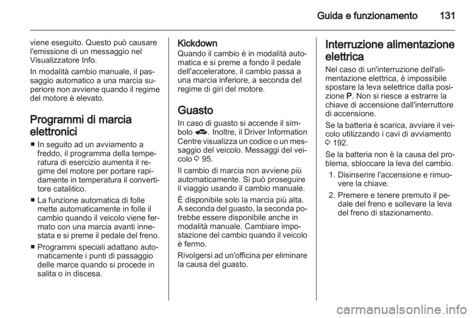 OPEL MOKKA 2013  Manuale di uso e manutenzione (in Italian) 