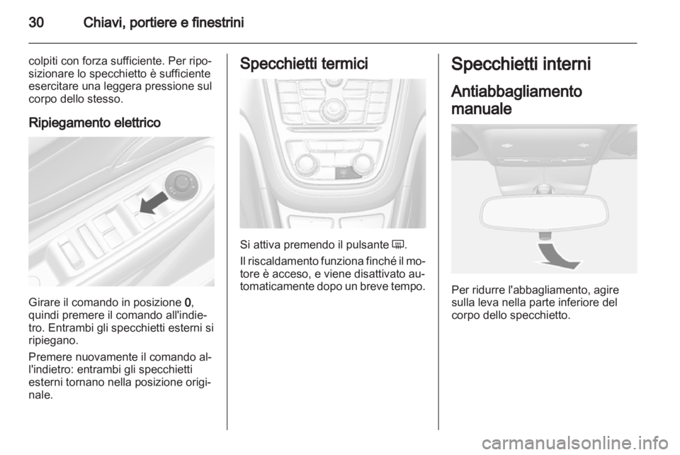 OPEL MOKKA 2013  Manuale di uso e manutenzione (in Italian) 