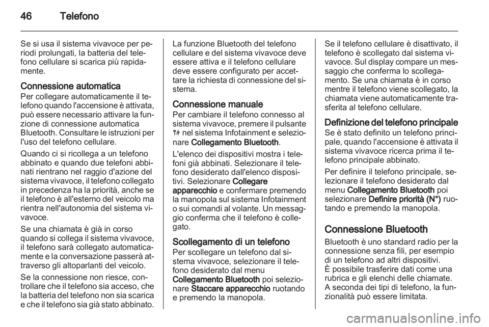 OPEL MOVANO_B 2010.5  Manuale del sistema Infotainment (in Italian) 